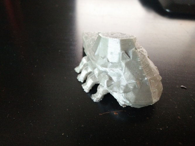 3d Printed Crystal Lizard From Dark Souls By Mac Nite Pinshape
