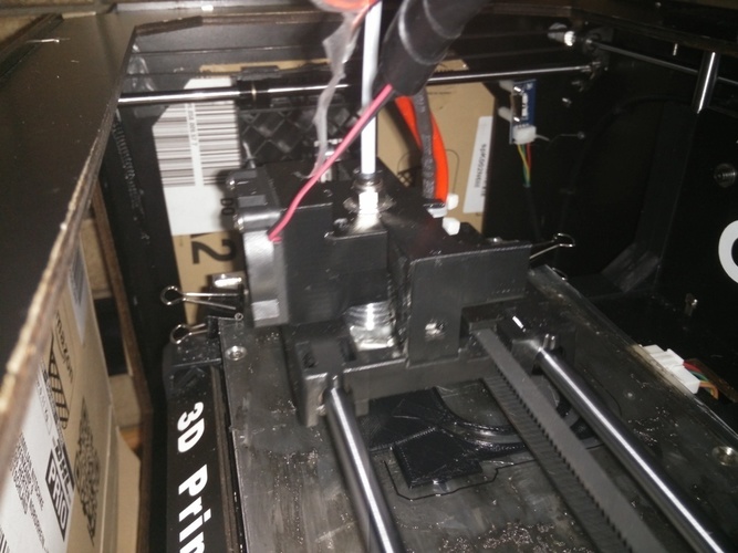 E3D V6 Mount with Fan for CTC / Flashforge / Replicator 3D Print 96067
