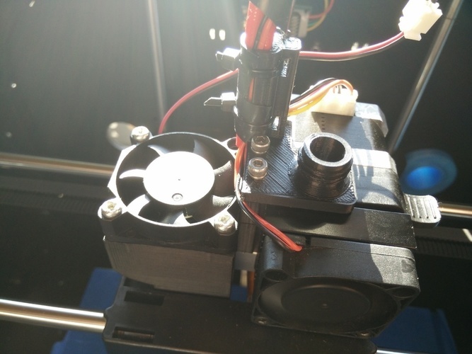 Lightweight Extruder Conversion - Cable Protection and PTFE-Tube 3D Print 96076