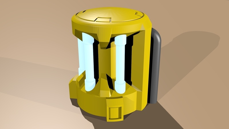 Wargame Plasma Generator WH40K scale