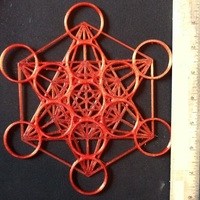 Metatron's Cube - 200MM - Thumbnail 1
