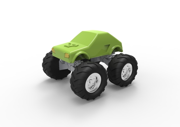 3D Monster truck