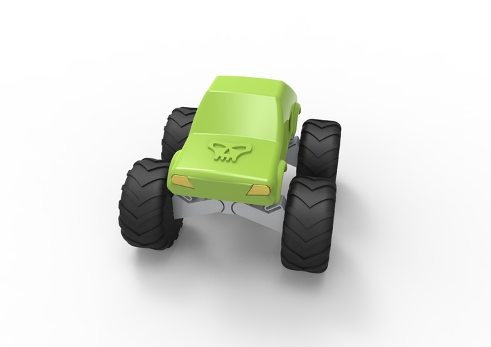 3D Monster truck 3D Print 96192