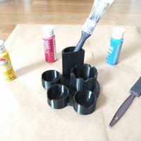 Pawnter - Painter's Vase and Brush Holder - Thumbnail 3