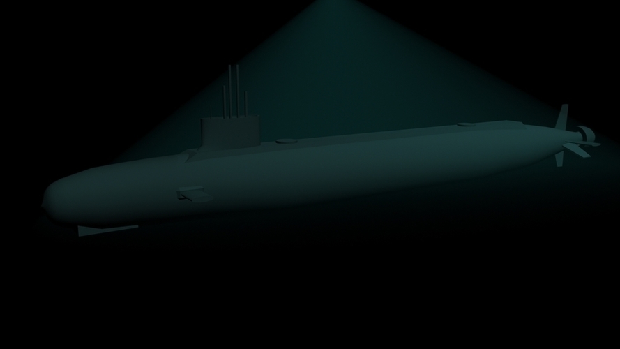 USS Virginia 3D Print 96222