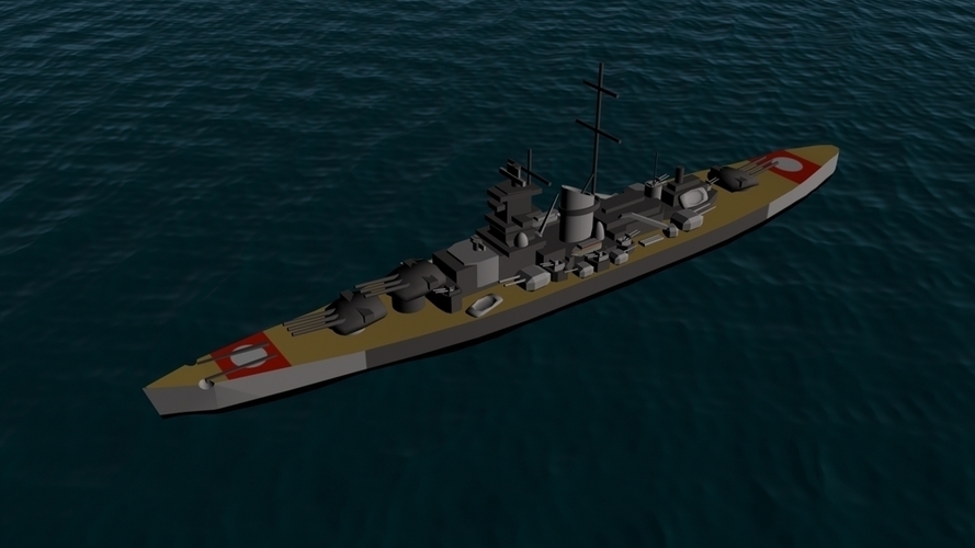 Gneisenau - German Battleship