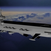 Small HMS Eagle - Royal Navy (Orbital) 3D Printing 96294