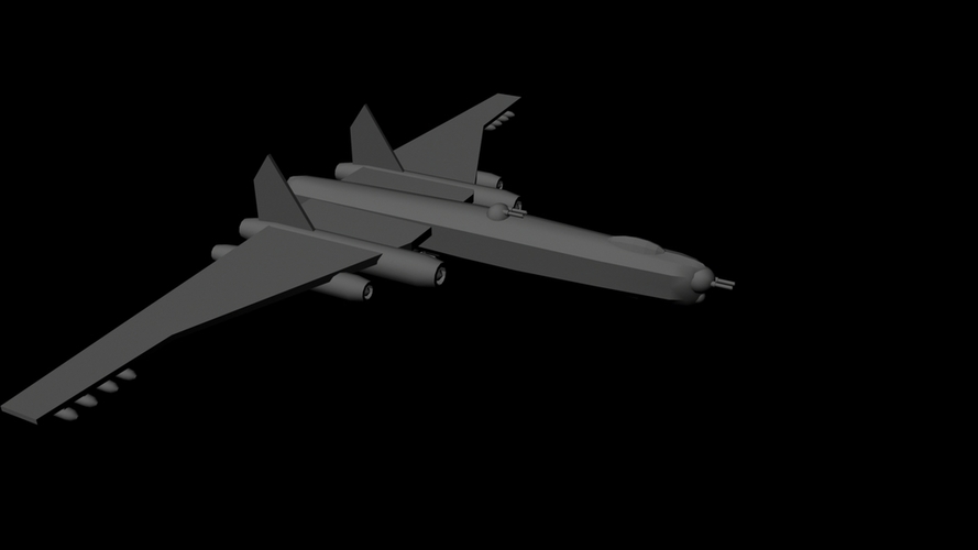 Super Lancaster Bomber 3D Print 96308