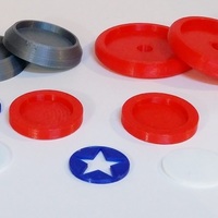 YOYO Captain America 3dFactory Brazil 3dPrintable - Thumbnail 2