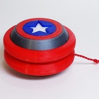 YOYO Captain America 3dFactory Brazil 3dPrintable - Thumbnail 6