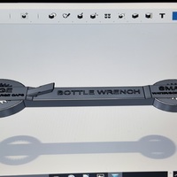 Small Bottle Wrench 3D Printing 96366