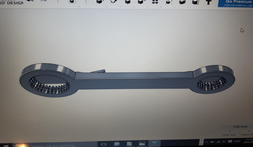 Bottle Wrench 3D Print 96367