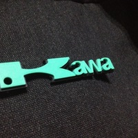 Small key chain kawasaki 3D Printing 96553