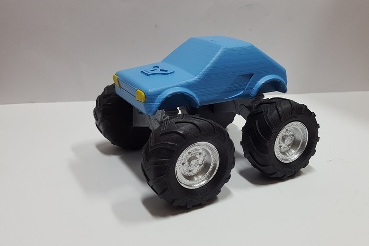 3D Monster truck 3D Print 96557