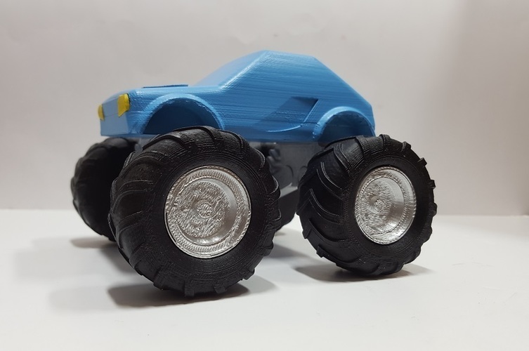 3D Monster truck 3D Print 96558