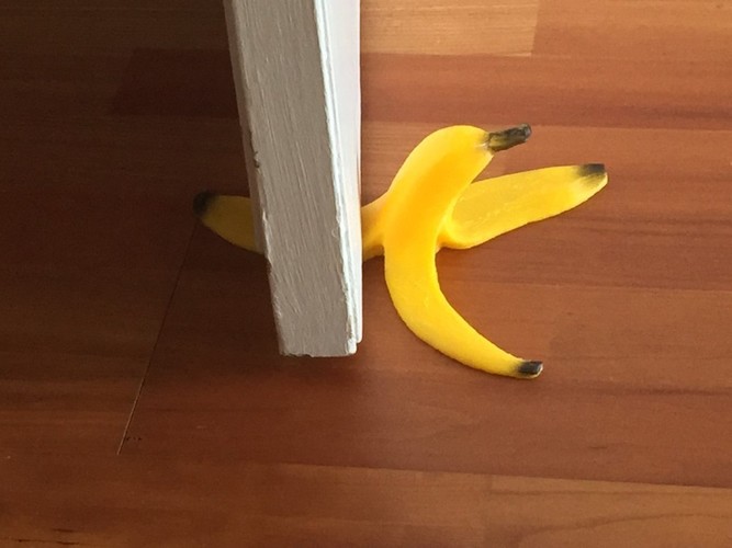 3D Printed Banana  Door  Stopper by Ninjapsycho Pinshape