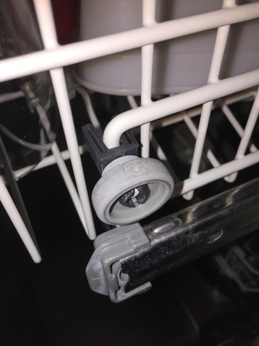 Dishwasher wheel clips 3D Print 96603