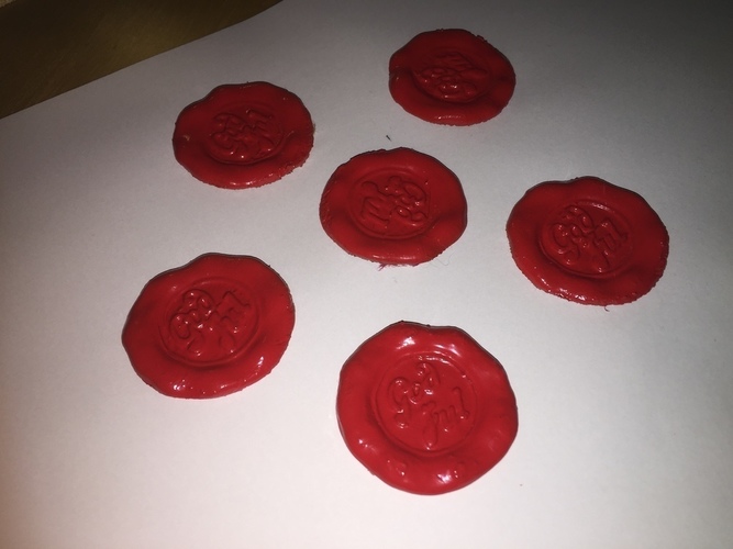 Seal Cachet 3D Print 96613