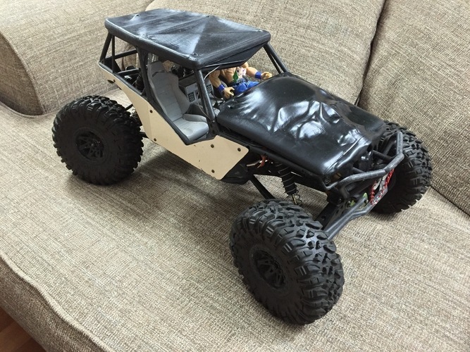 Axial Wraith Skull Hood of Doom - NEW IMPROVED 3D Print 96617