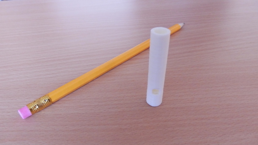 Whistle, ruler, screw-pencase 3D Print 96690