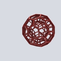 Small Nested Buckyball 3D Printing 96722