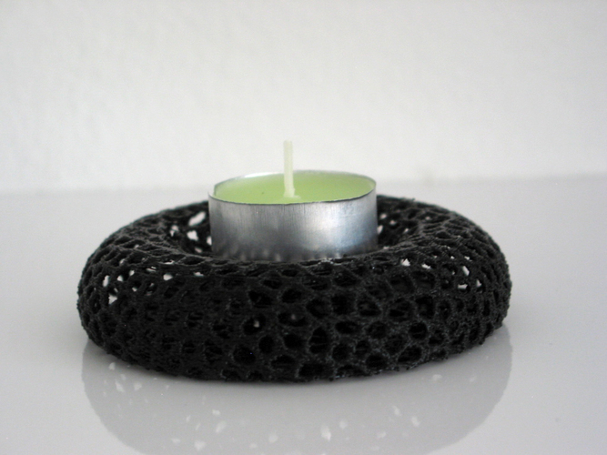 Tealight holder - Voronoi-Style #10 3D Print 96787