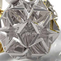 Circle of Stars Christmas Necklace Pendant  - Thumbnail 4