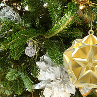 Circle of Stars Christmas Necklace Pendant  - Thumbnail 6