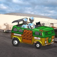 TMNT Party Wagon XXL Red Bull SoapBox Atlanta 2015 - Thumbnail 7
