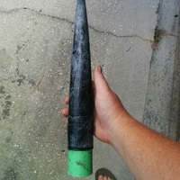 Layered Success 16" tall 2" Dia Rocket Nose Cone - Thumbnail 5