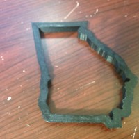 Small Georgia Cookie Cutter 3D Printing 96889