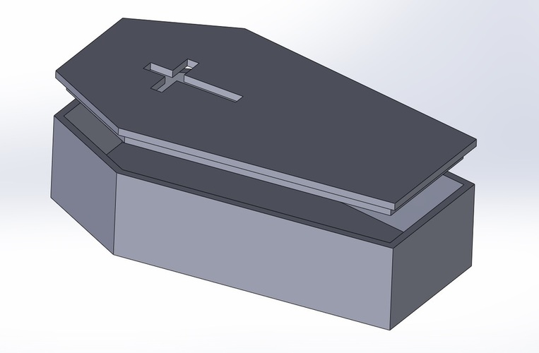 PET CASKET (COFFIN) 3D Print 96909