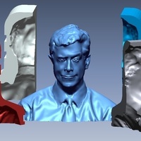 Small Stephen Colbert Chocolate Mold  3D Printing 96954