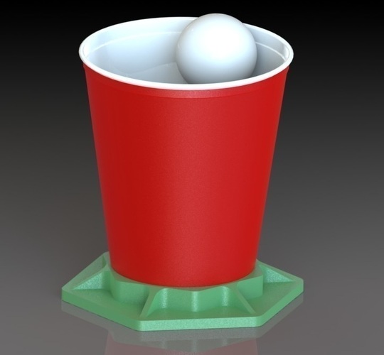 Beer Pong Base 3D Print 96982