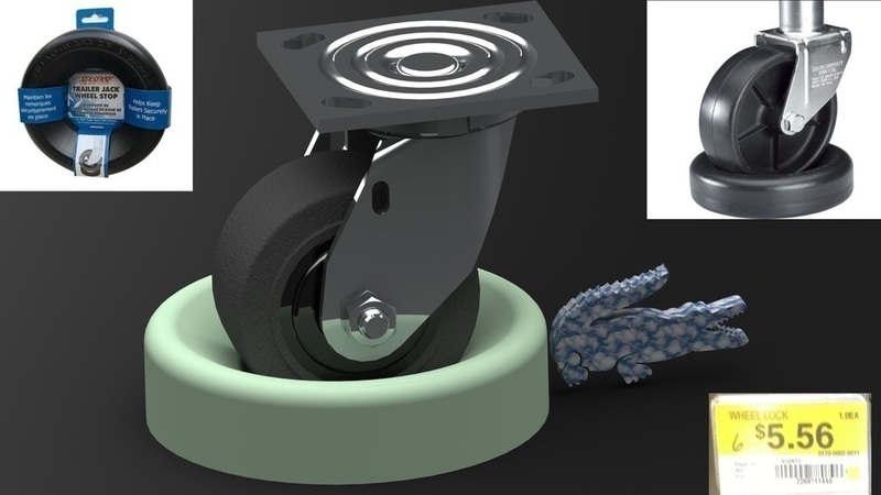 Trailer Jack Wheel Stop