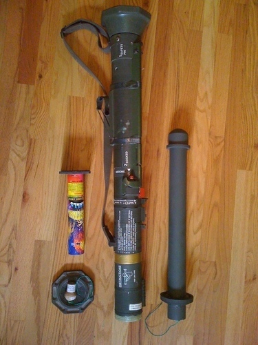 AT4 Bazooka Conversion (Firework Artillery Shell) 3D Print 96995