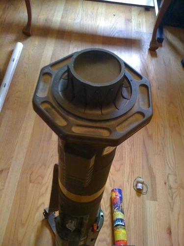 AT4 Bazooka Conversion (Firework Artillery Shell) 3D Print 96997
