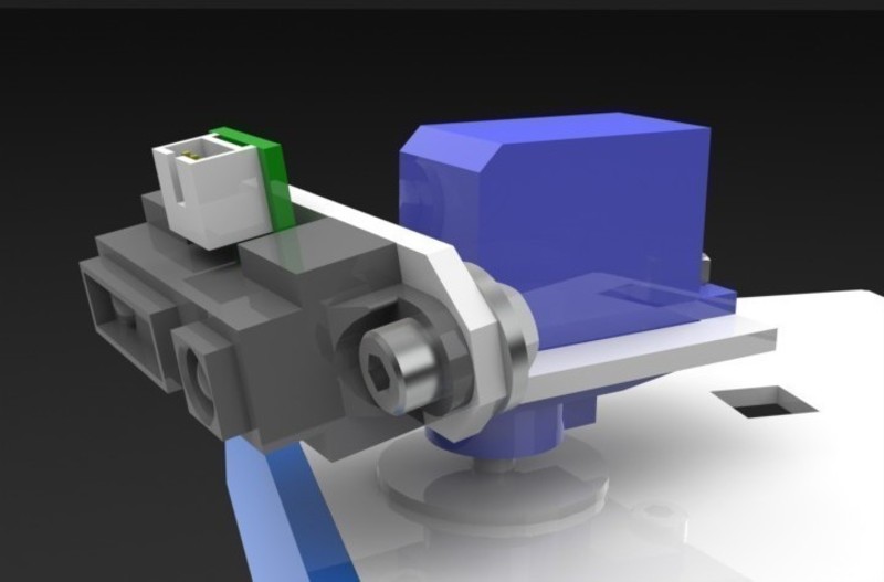 Sharp IR Sensor Servo Bracket 