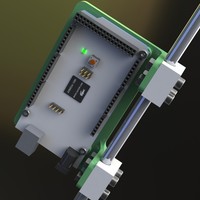 Small Arduino Mega M8 OR M6 Bar Mount  3D Printing 97033