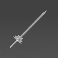 Small Armageddon Custom Sword 3D Printing 97143