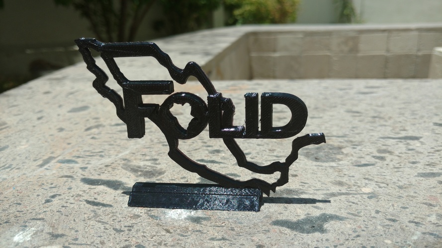 FOLID Logo 3D Print 97229