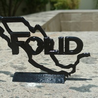 Small FOLID Logo 3D Printing 97229