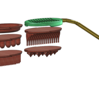 ( AIO ) BODY CARE LONG HANDLE BRUSH/COMB ETC..... SETS - Thumbnail 2