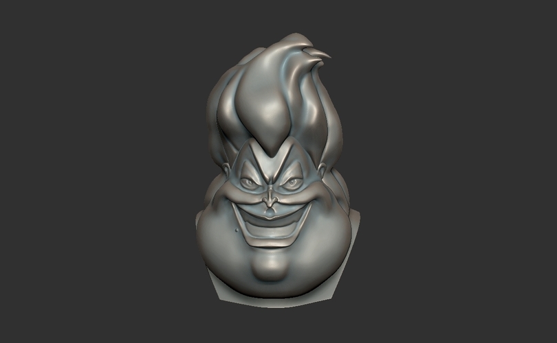 Ursula Disney head 3D Print 97402