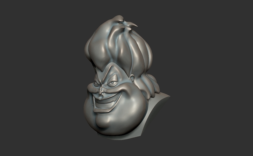Ursula Disney head 3D Print 97403