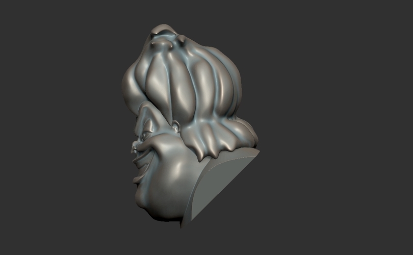 Ursula Disney head 3D Print 97404