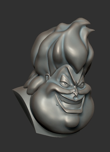 Ursula Disney head 3D Print 97405