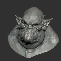 Orc bust - Thumbnail 2