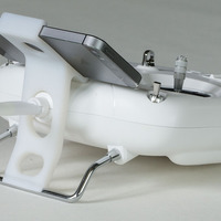 Small DJI phantom controller mount for iPhone 5, 5s 3D Printing 97426