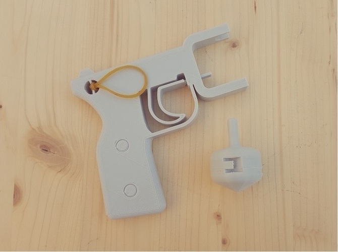3D Spinning Top Gun 3D Print 97473